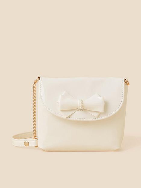 accessorize-girls-patent-bow-bag-ivory