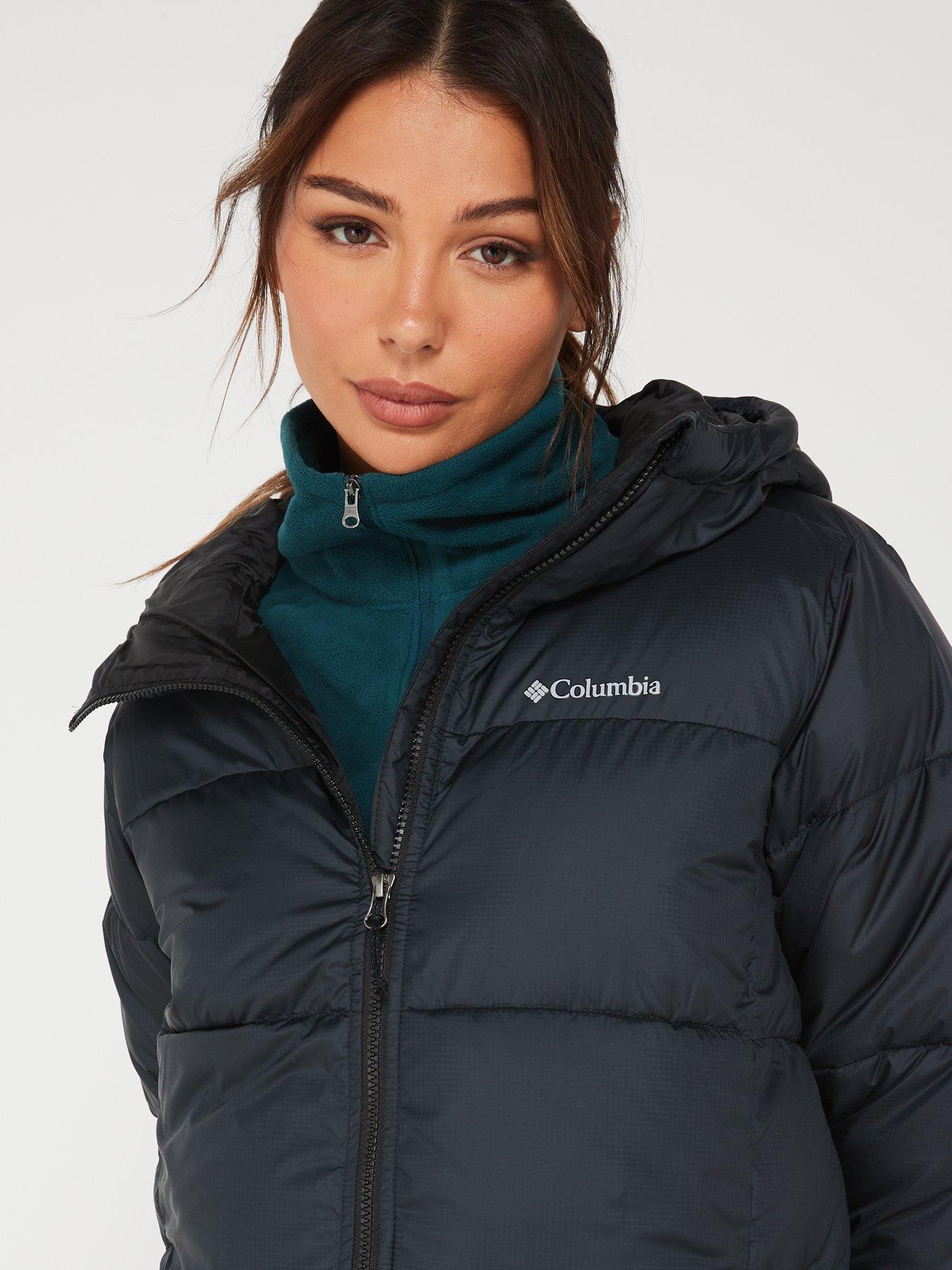 Columbia long black coat best sale