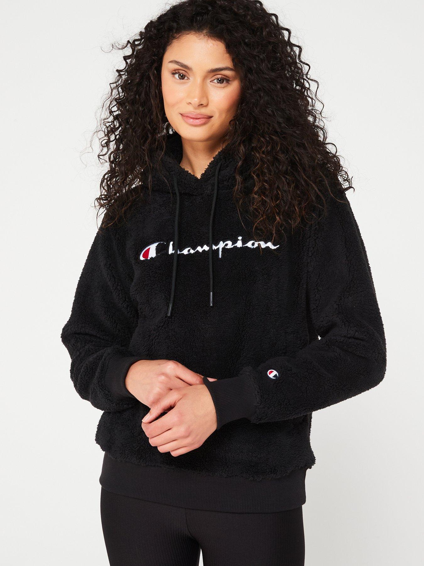 Champion plush hooded store sweatshirt