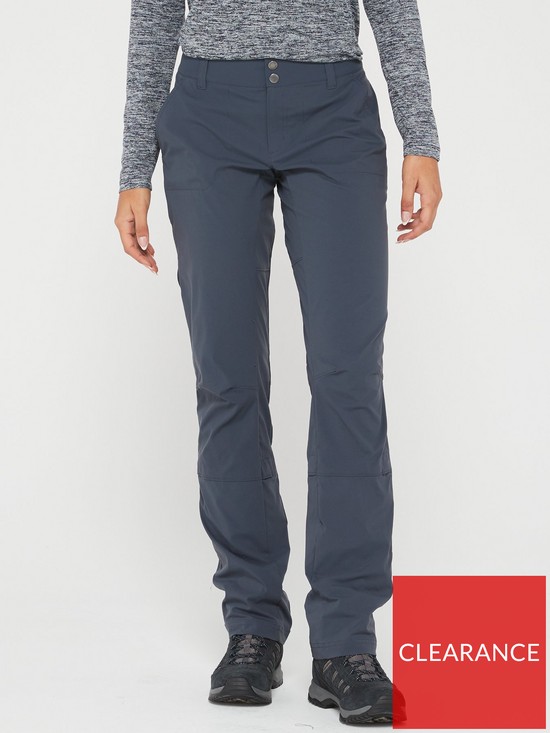 front image of columbia-womens-saturday-trail-eu-pant-blue