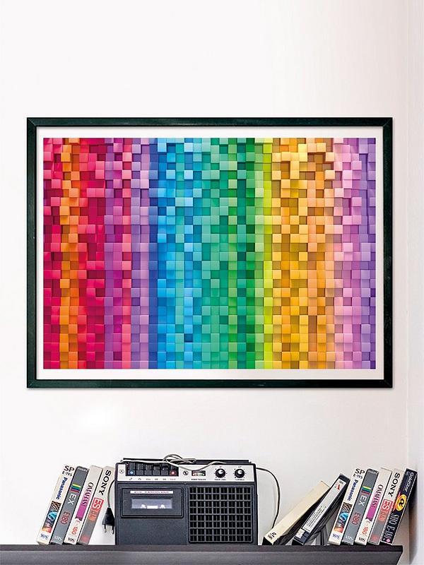 Image 1 of 7 of Clementoni Colourboom - Pixel 1000pc Puzzle