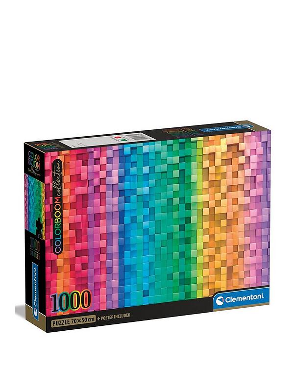 Image 2 of 7 of Clementoni Colourboom - Pixel 1000pc Puzzle
