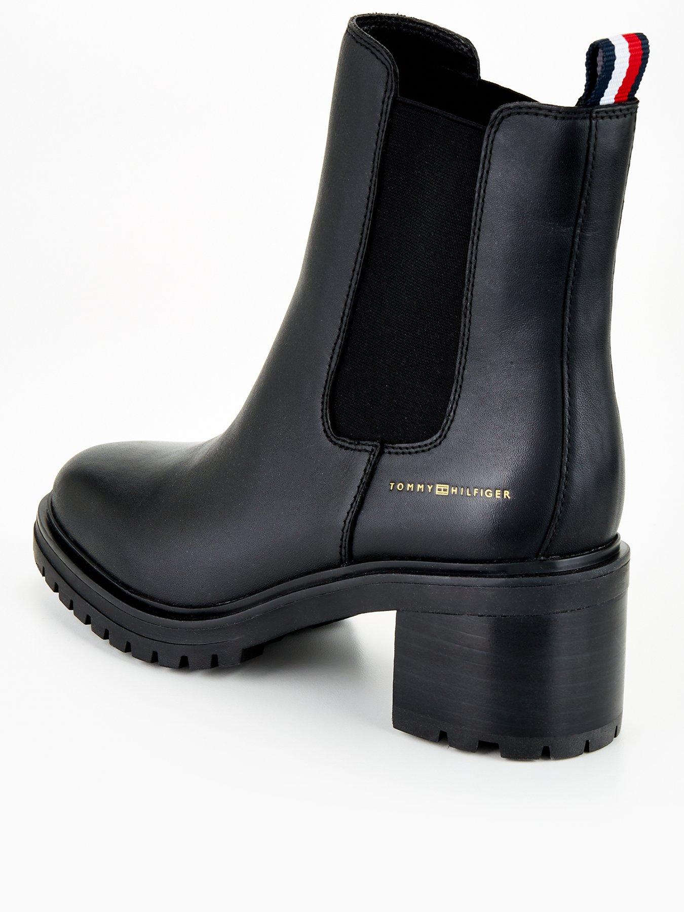 Tommy hilfiger essential leather boot sales