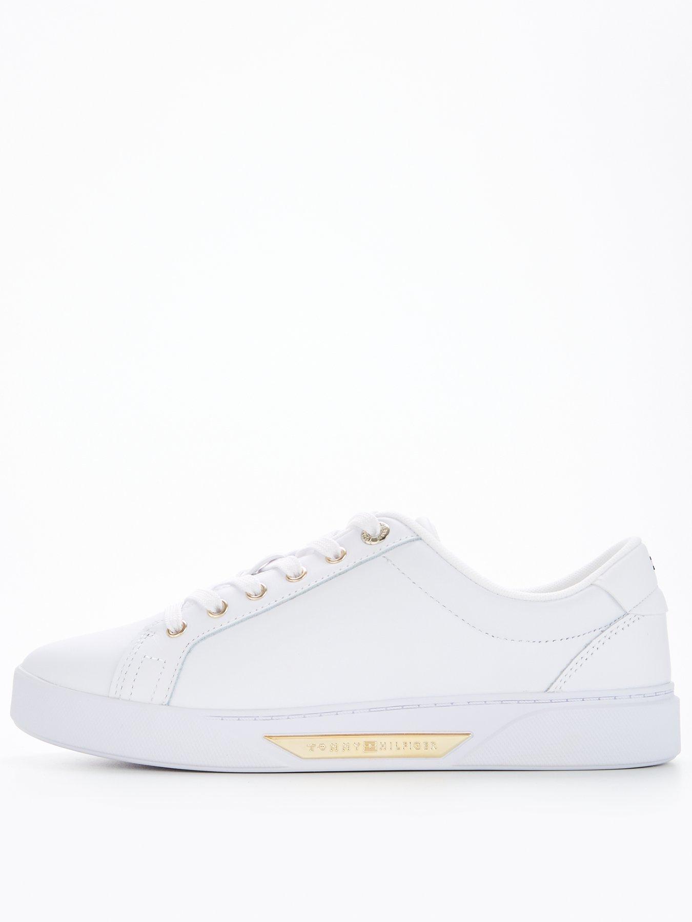 Tommy hilfiger sale gold trainers