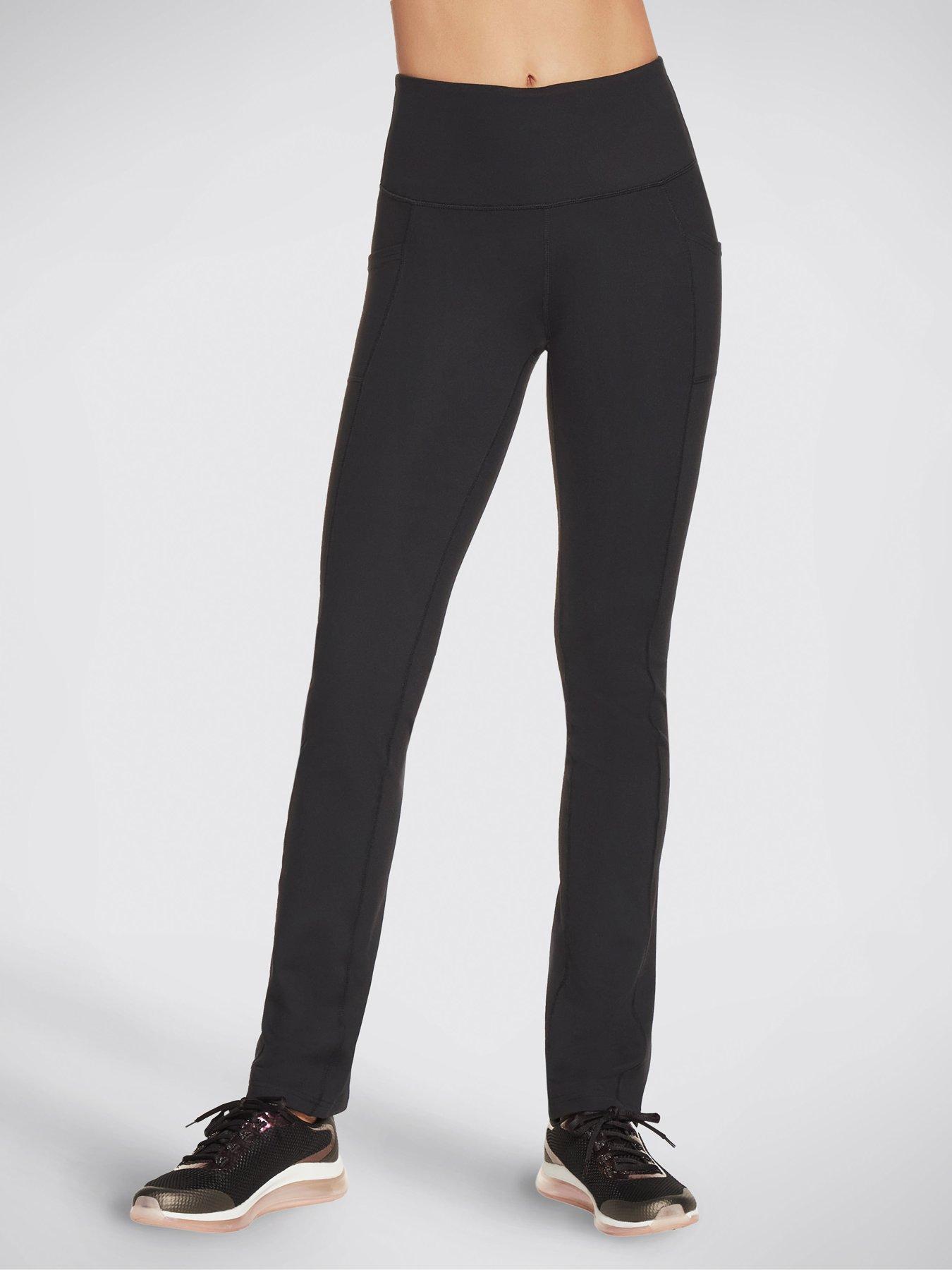Skechers Ladies Gowalk High Waist Legging 4-Way Stretch (X-Small, Black) at   Women's Clothing store