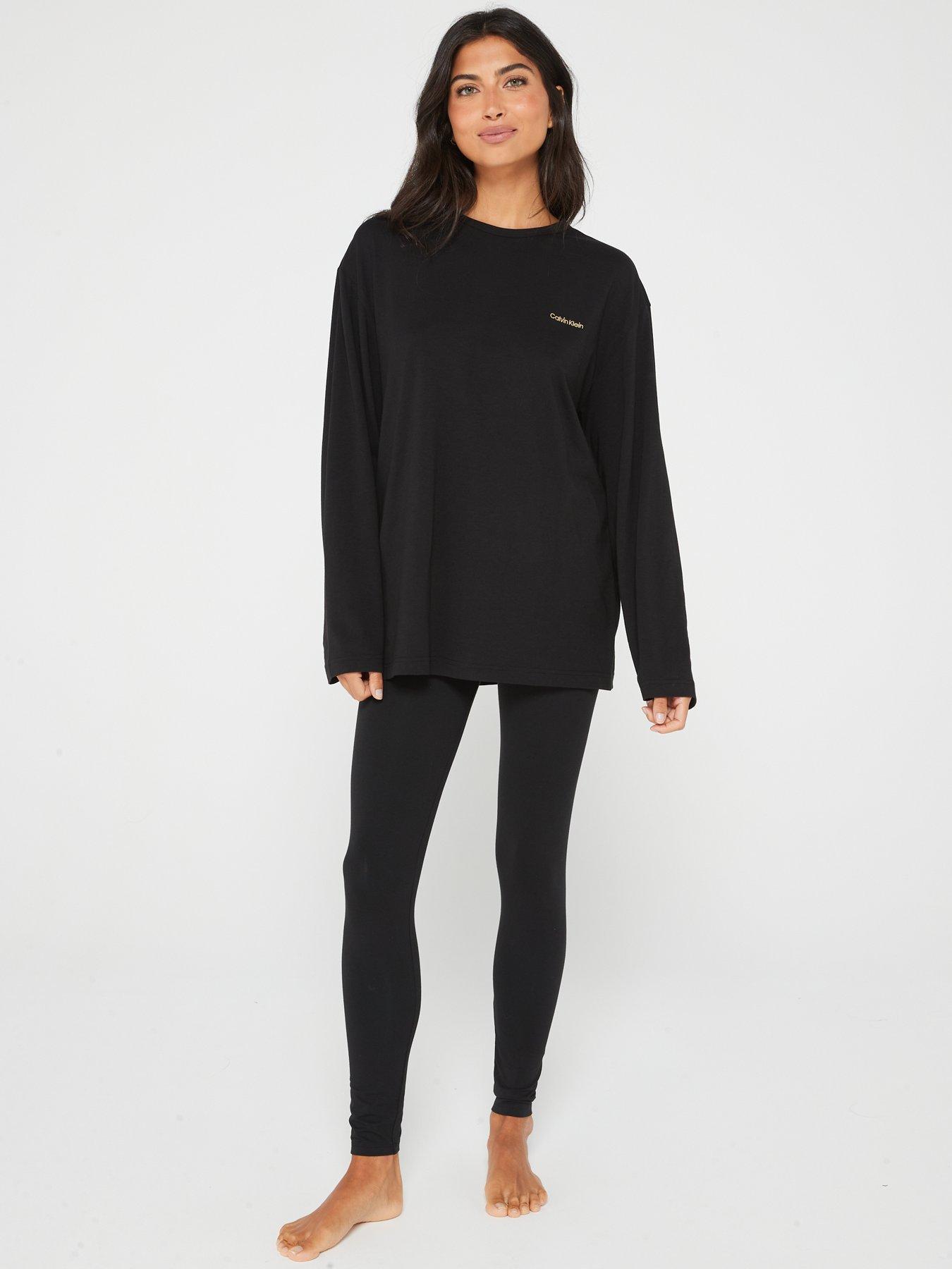 Calvin Klein Modern Cotton Pyjama Legging Set - Black