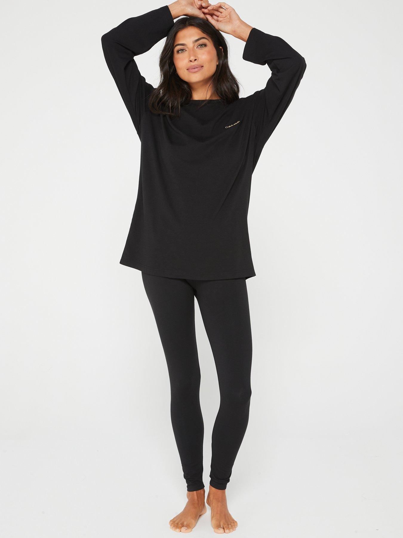 Calvin Klein Modern Cotton Pyjama Legging Set - Black