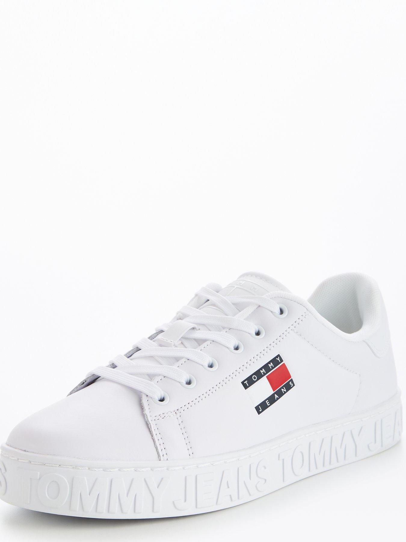 Cool tommy leather store trainers