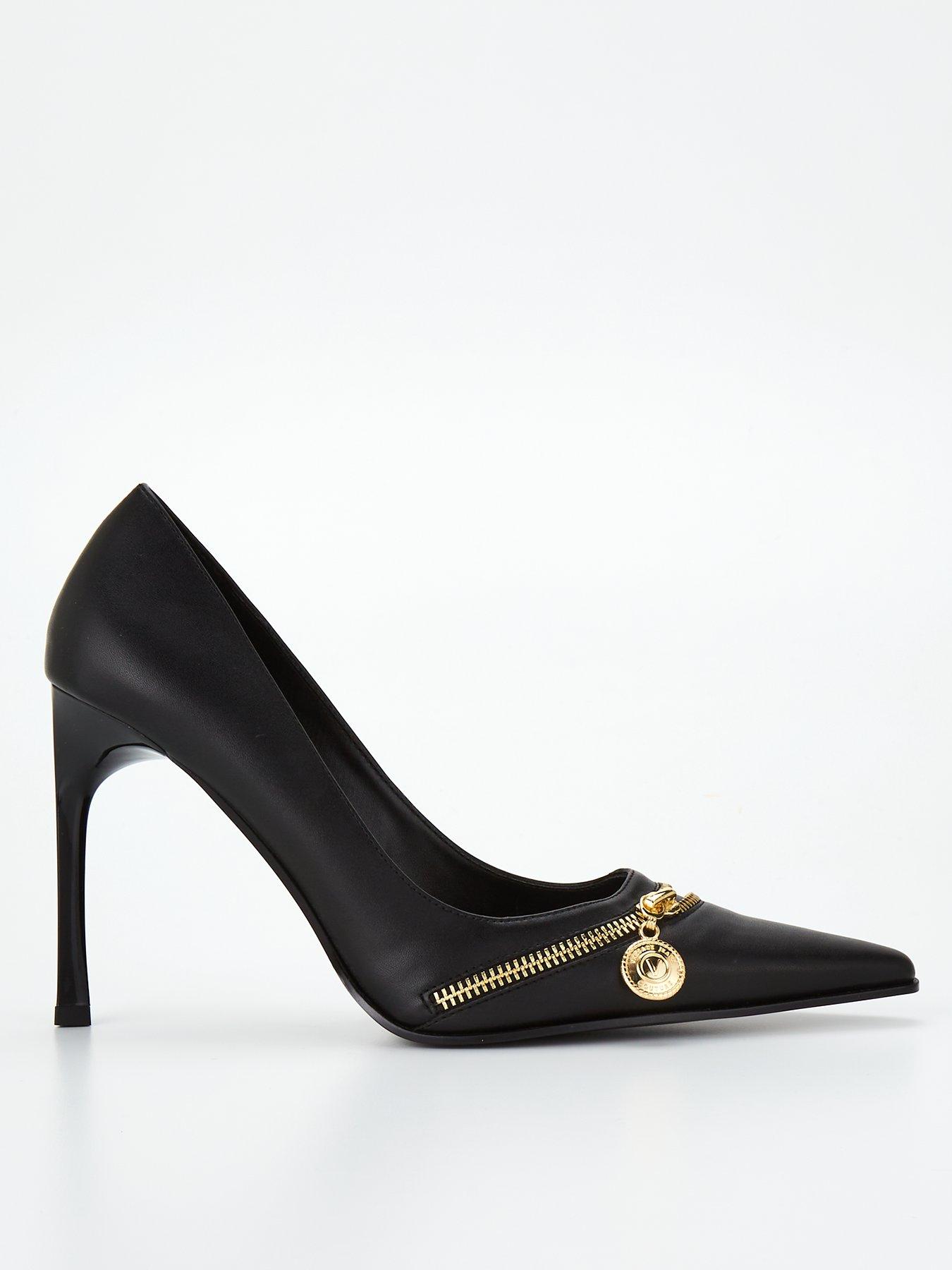 Versace sales heels black