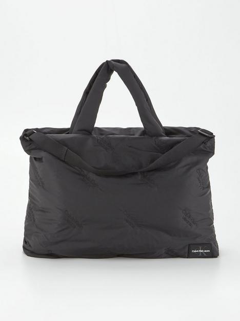 calvin-klein-jeans-puffy-logo-large-tote-bag-black