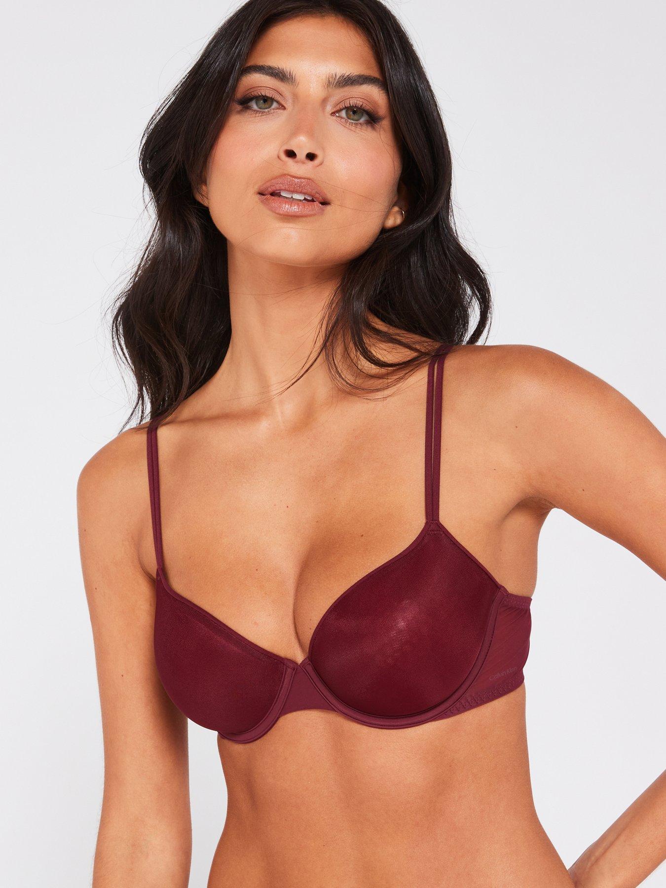 Panache, Intimates & Sleepwear, Like New Panache Serene Full Cup Bra Uk  32gg Us 32j Aubergine Unlined Seamed