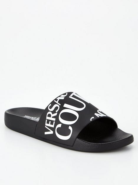 versace-jeans-couture-logo-sliders-black