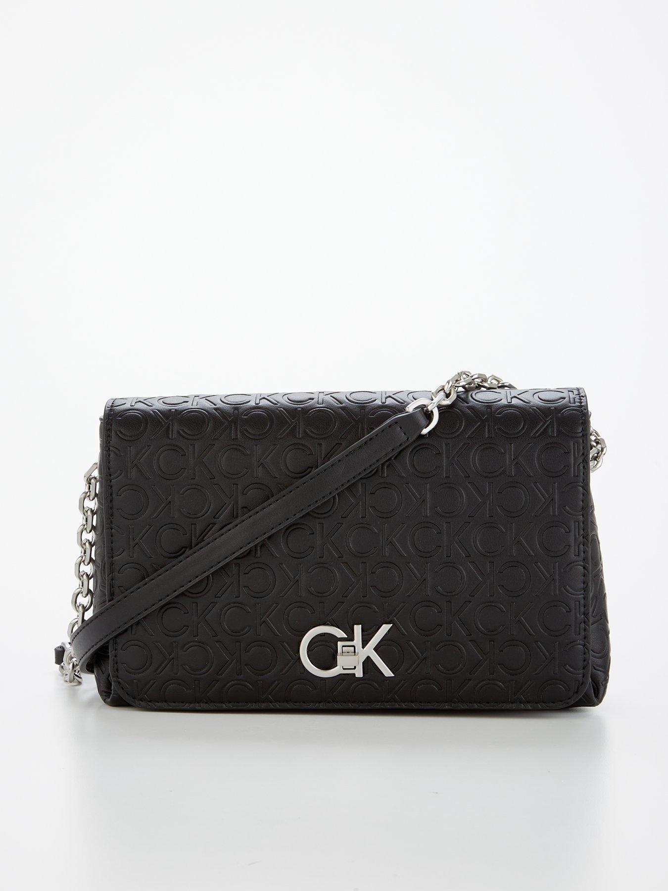 Calvin Klein Re-Lock Embossed Crossbody Bag