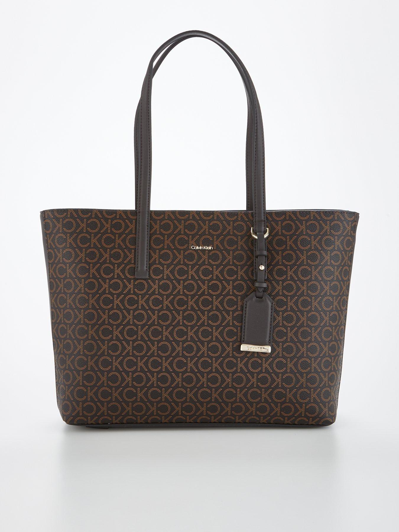 Calvin Klein Tote Bag, Brown