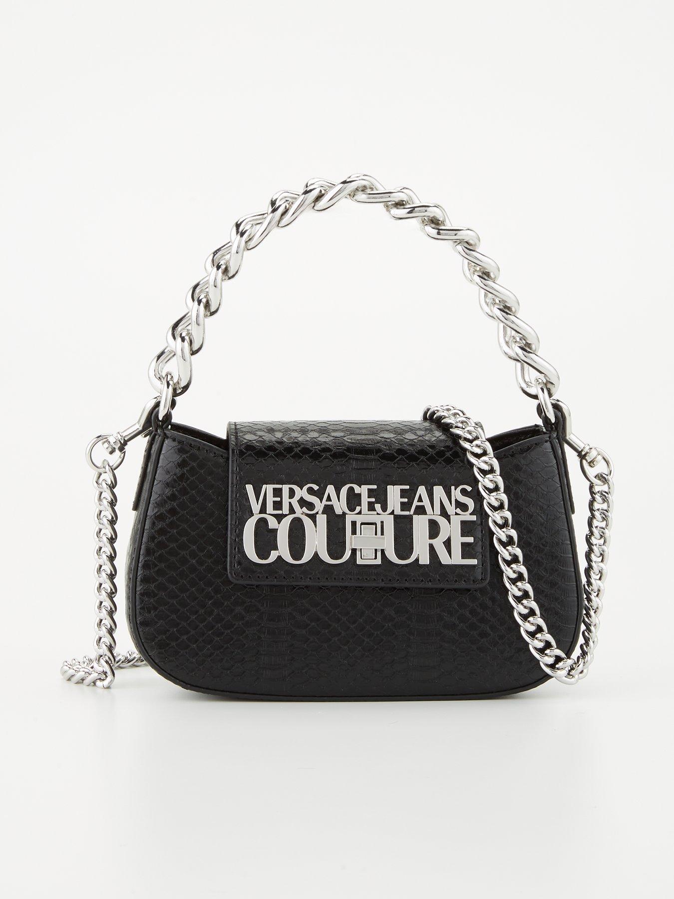 Versace Jeans Couture Logo Lock Black, Crossbody Bag