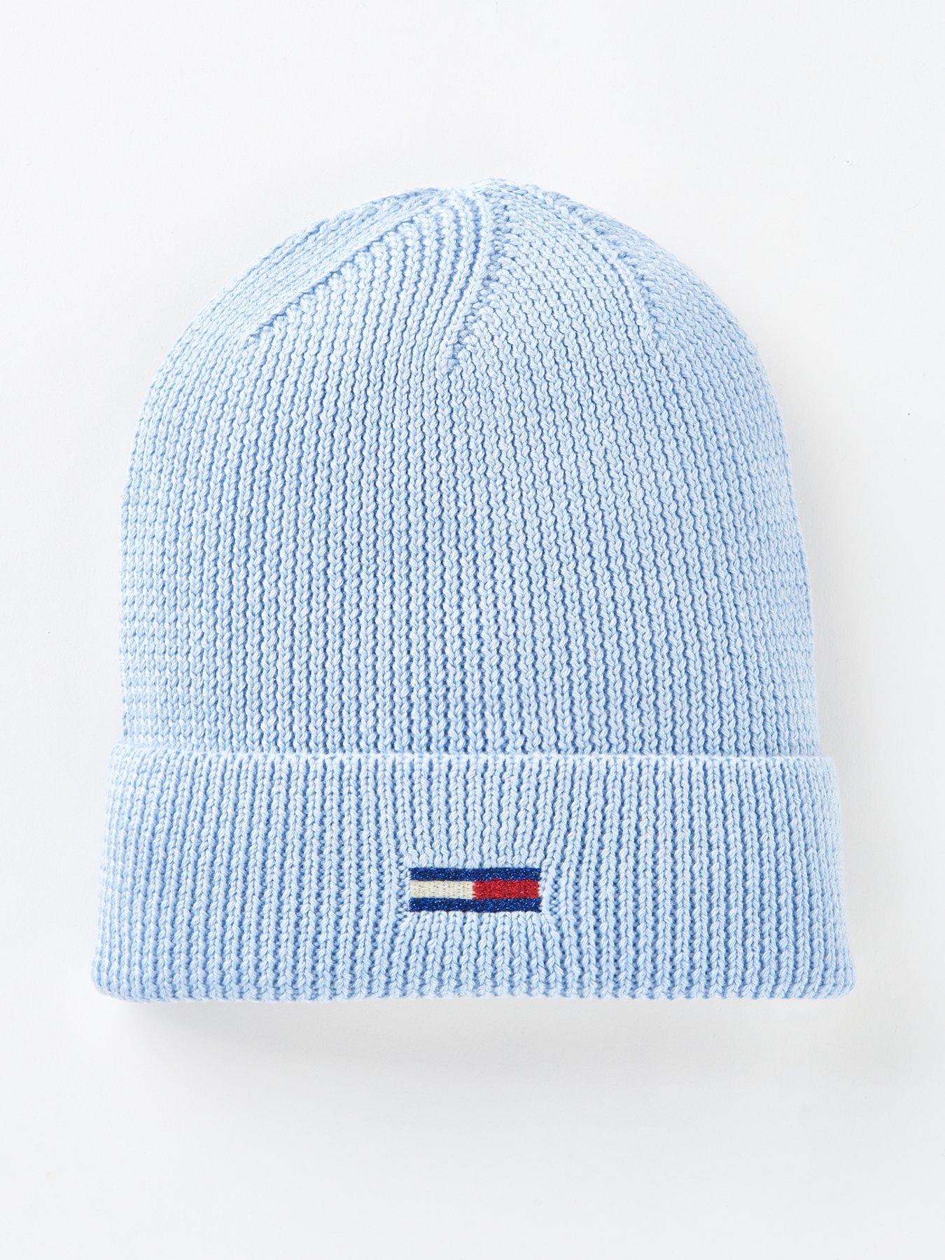 tommy-jeans-flag-logo-beanie-blue