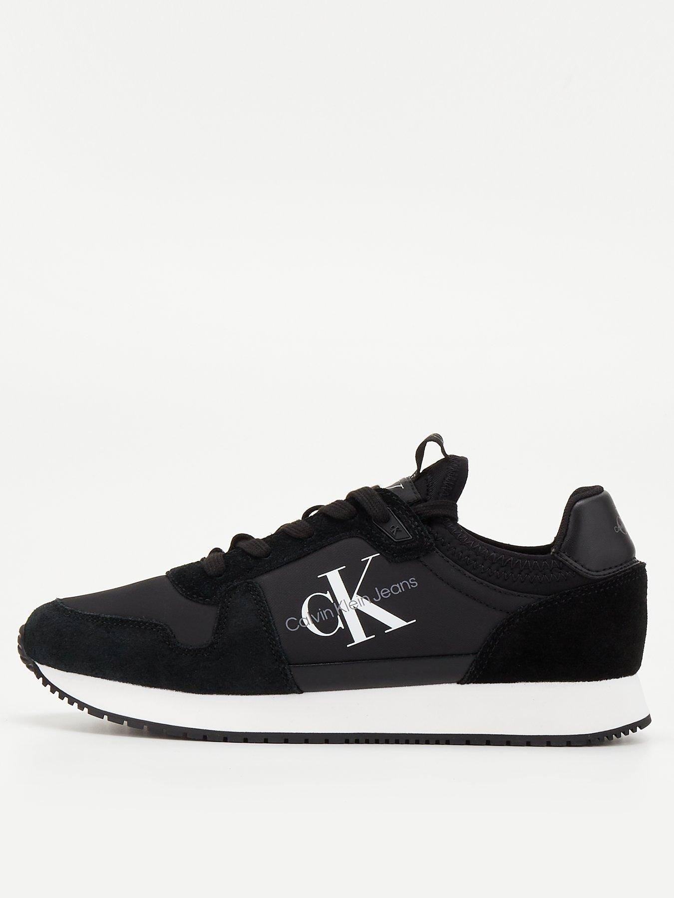 Calvin Klein Flexi Laceup Runner Trainer Black very