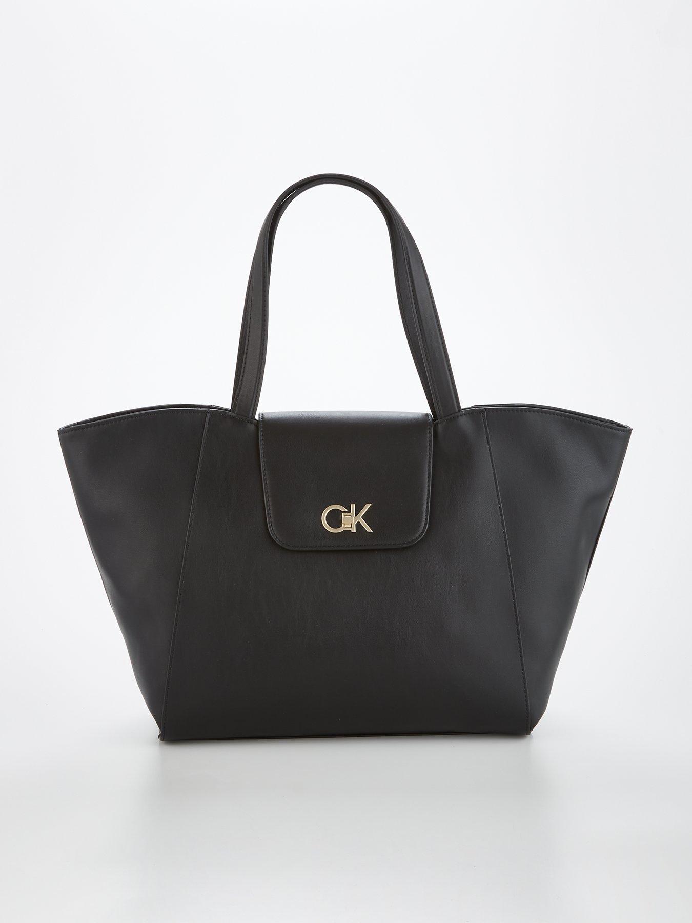 Calvin Klein Lock Logo Shopper Bag Black very