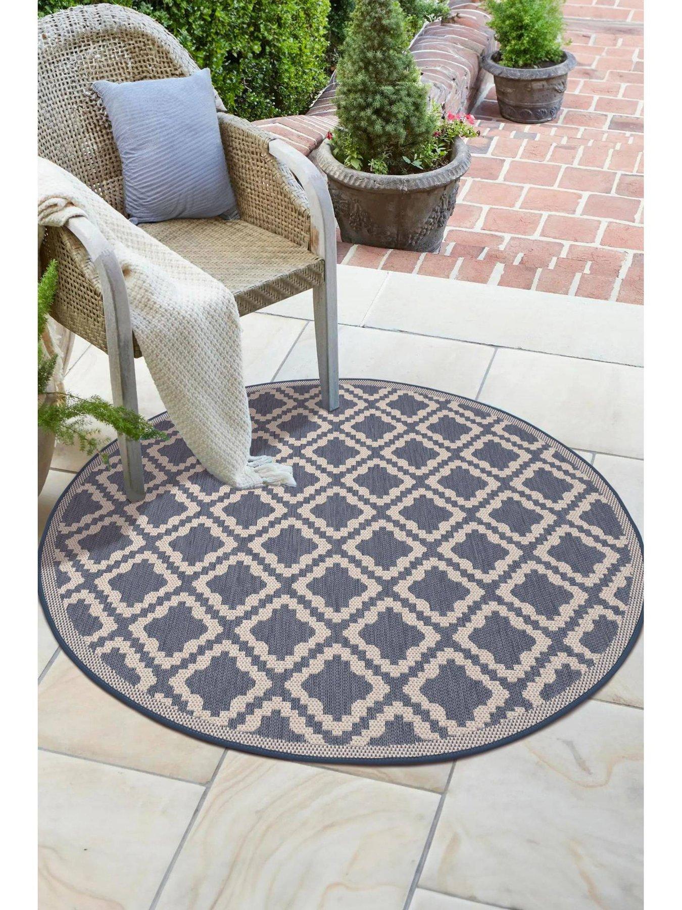 undefined Kamina Flatweave Circle Rug