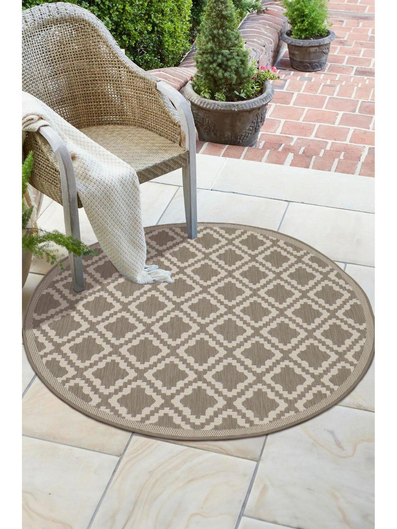 undefined Kamina Flatweave Circle Rug