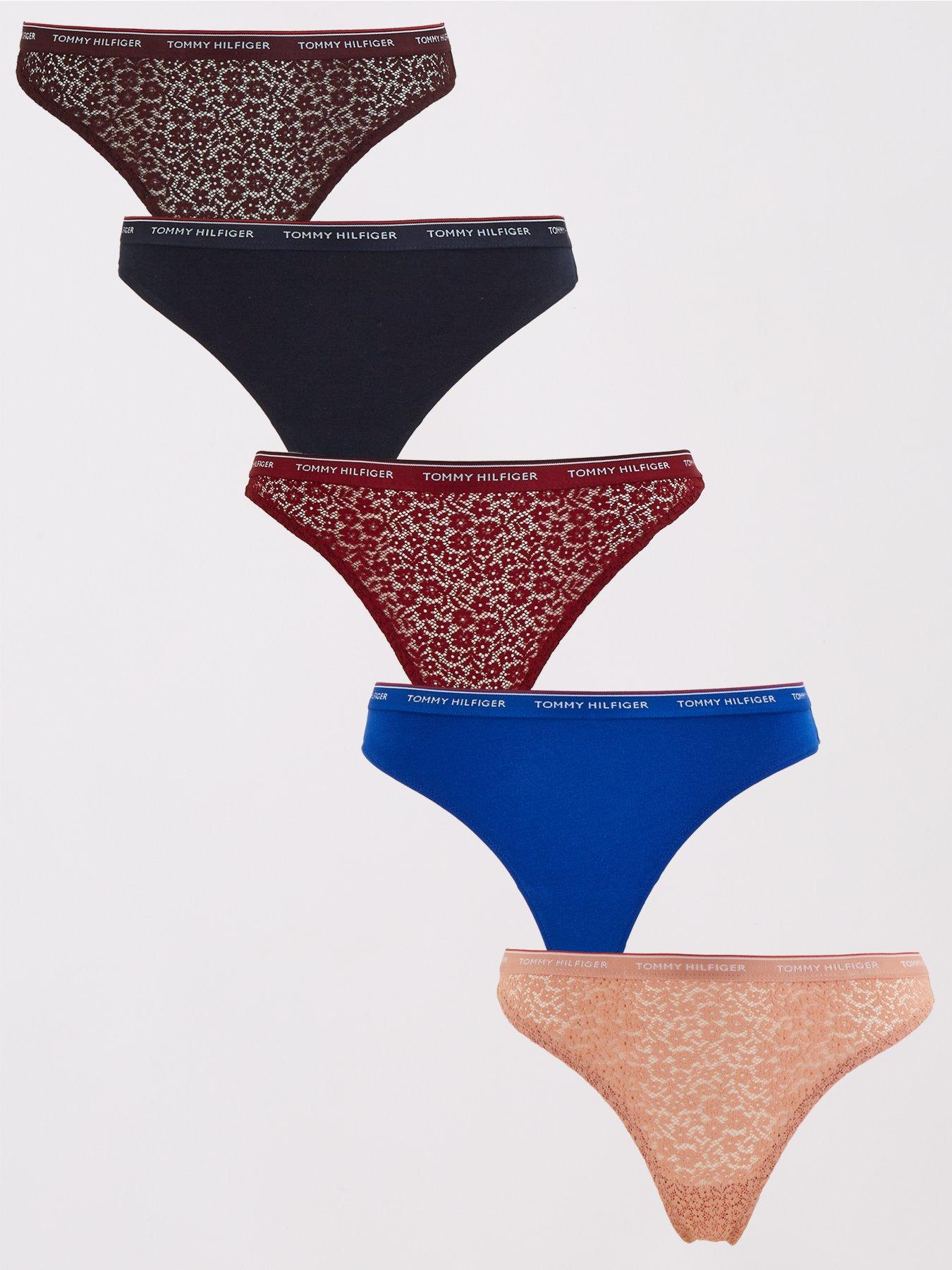 Tommy Hilfiger 5-Pack Lace Thong - Multi