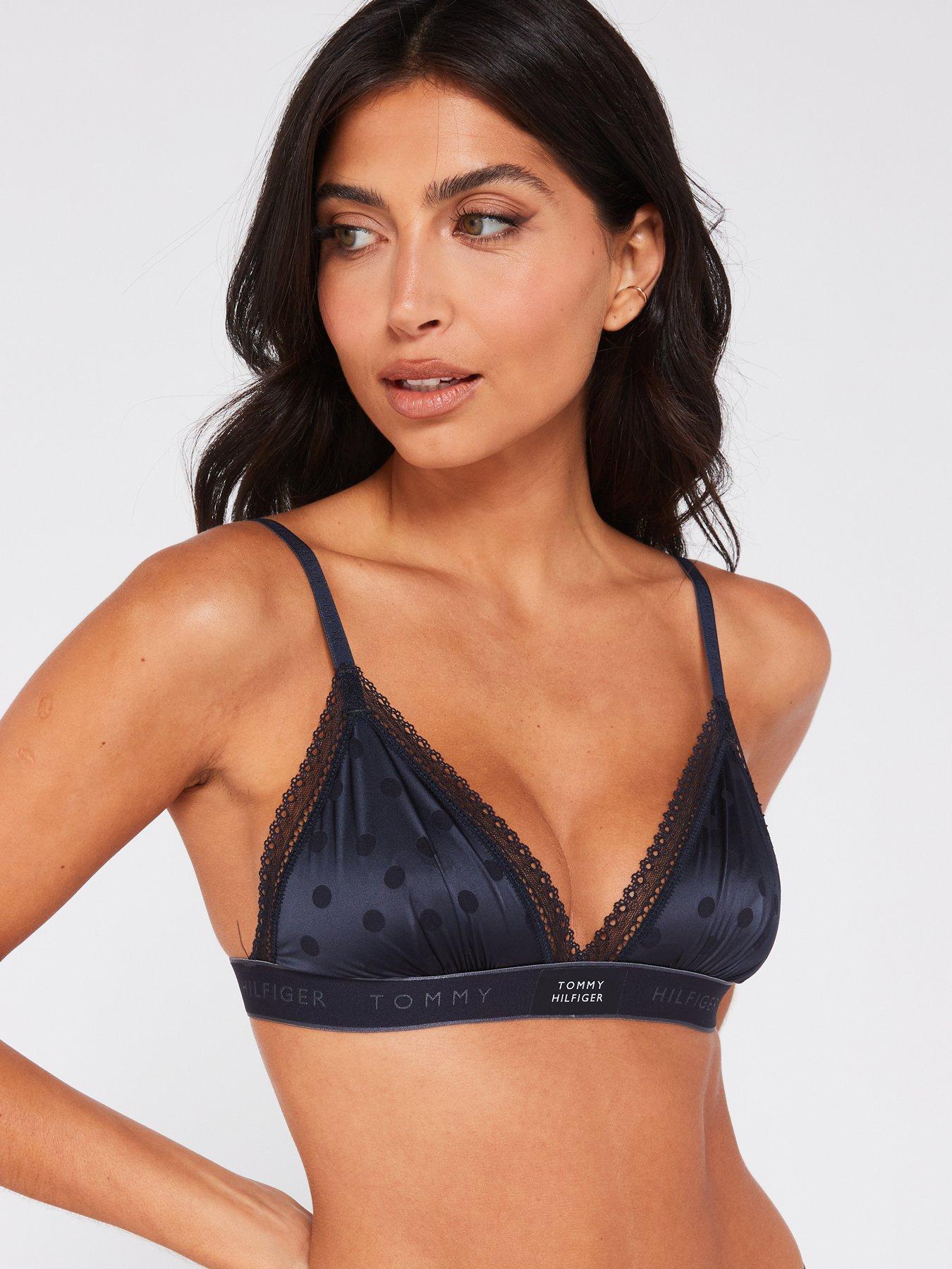 Oola Lace & Logo Longline Bra