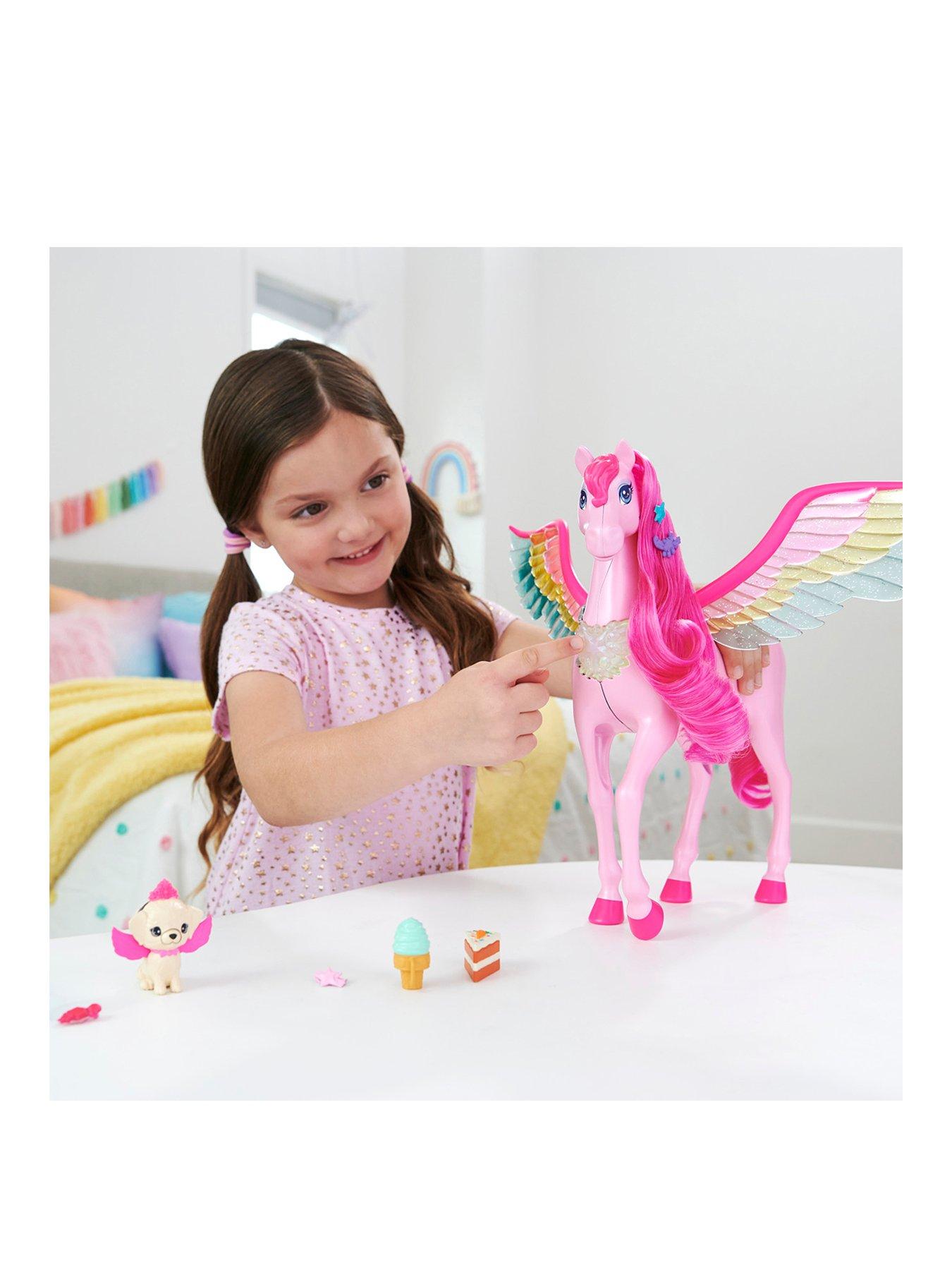 Barbie with unicorn discount horse