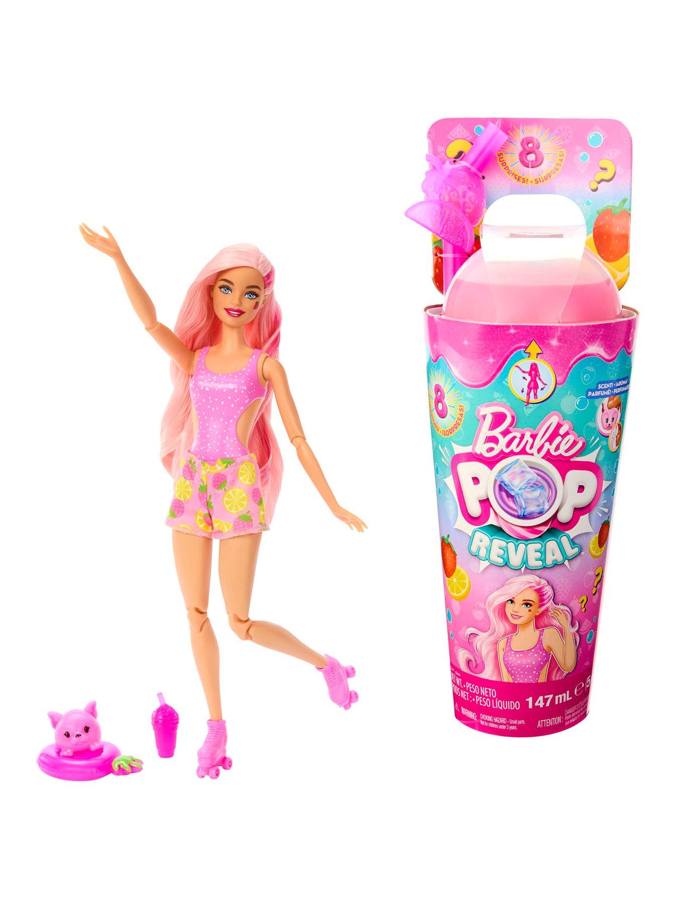 Barbie Pop Reveal Fruit Series - Grape Fizz Scented Doll & Surprises