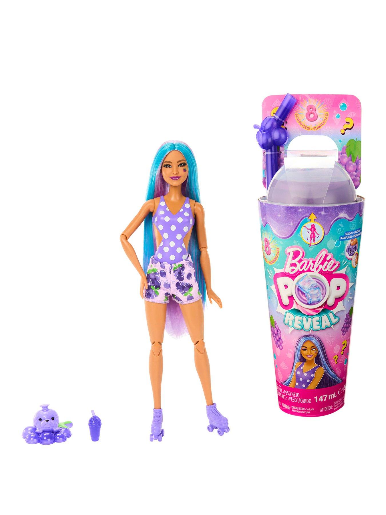 Barbie Pop Reveal Fruit Series - Grape Fizz Scented Doll