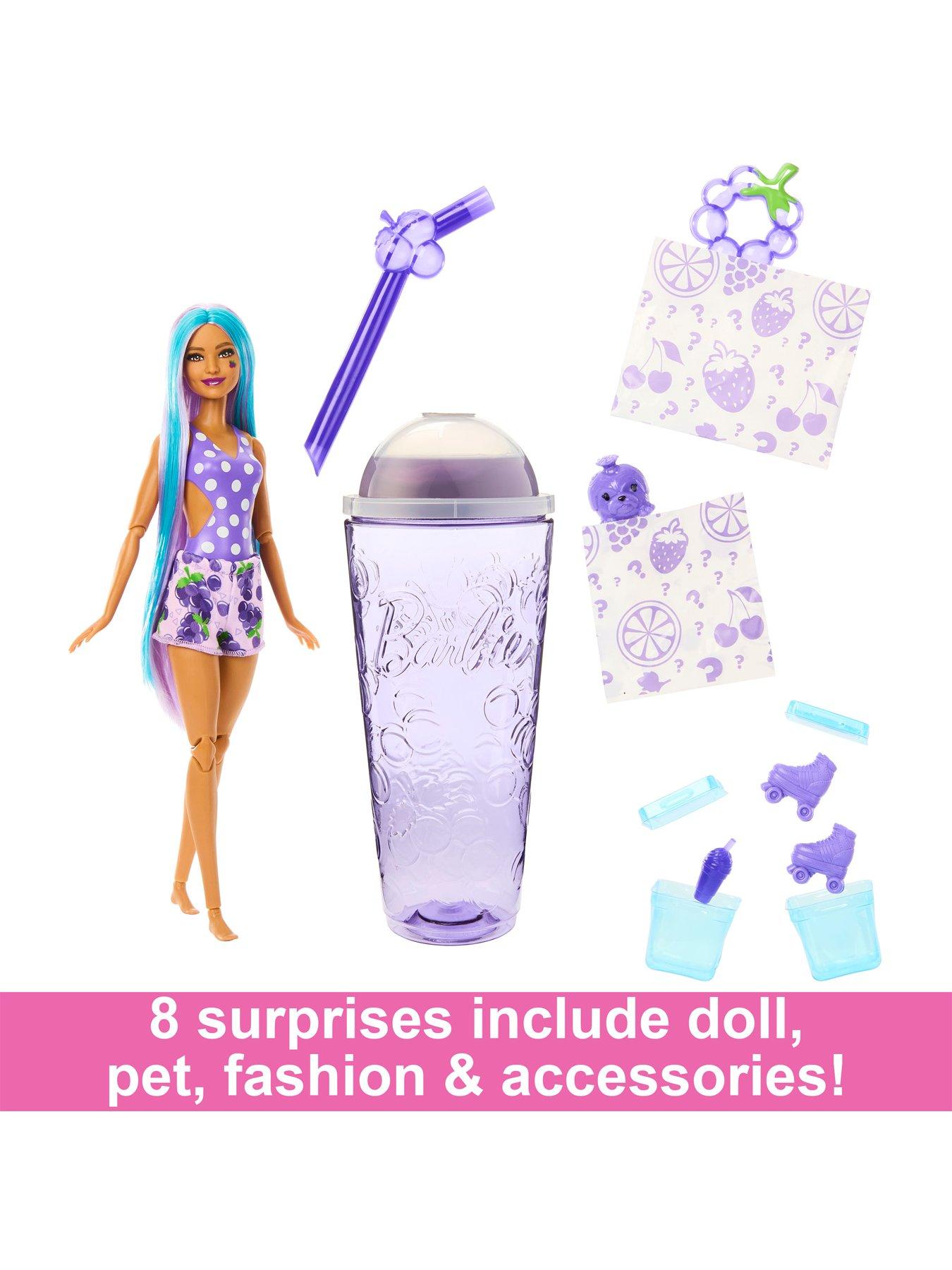 Barbie Pop Reveal Fruit Series Grape Fizz Scented Doll