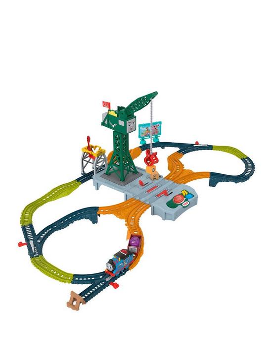 stillFront image of thomas-friends-talking-cranky-delivery-train-set