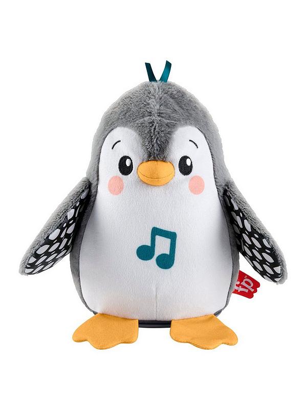 Image 2 of 7 of Fisher-Price Flap &amp; Wobble Penguin Newborn Musical Toy