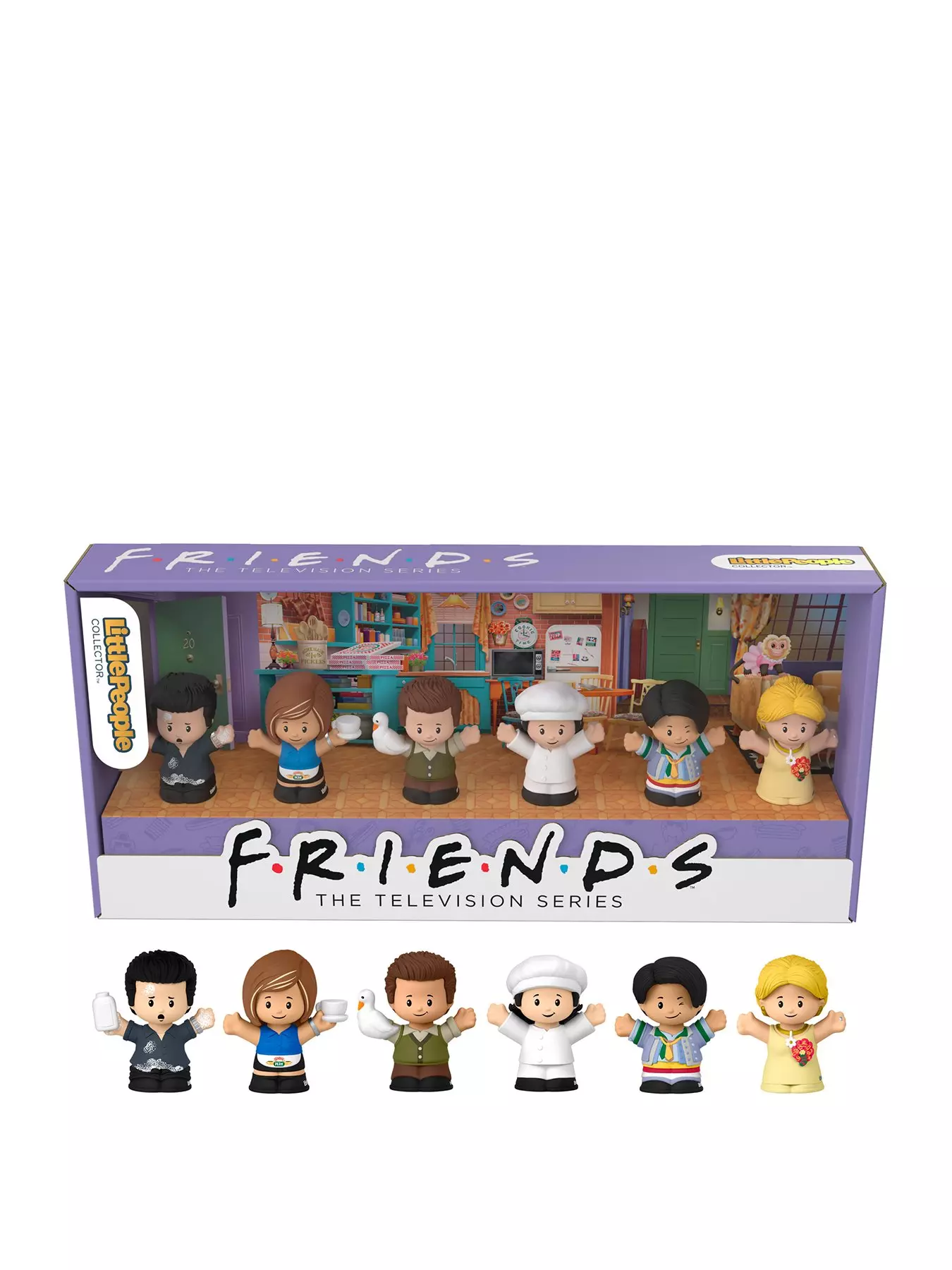  Little People Collector Friends TV Series Special Edition  Figure Set for Adults & Fans, 6 Characters in a Display Gift Package : Toys  & Games