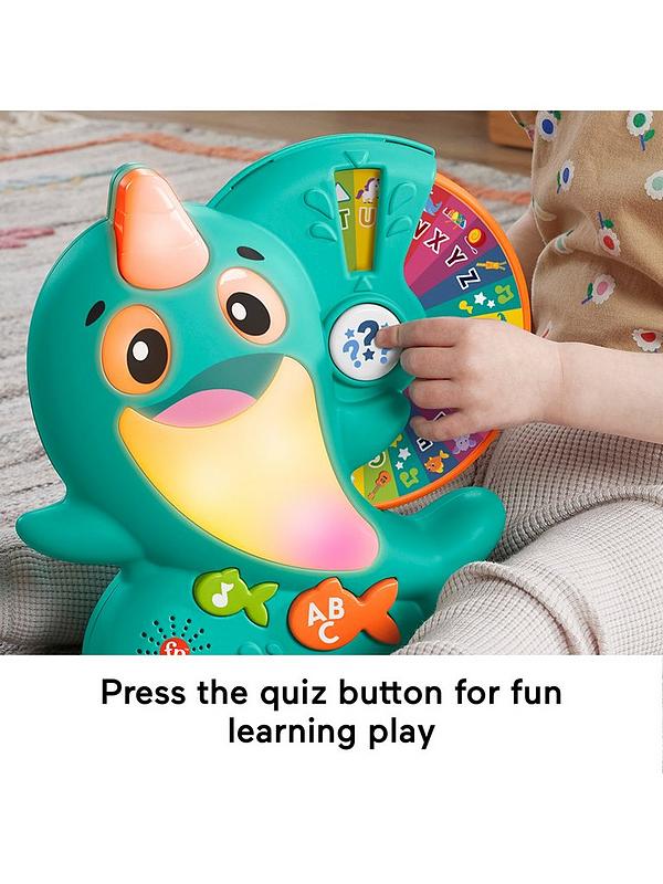 Image 5 of 7 of Fisher-Price Linkimals Narwhal Musical Learning Toy