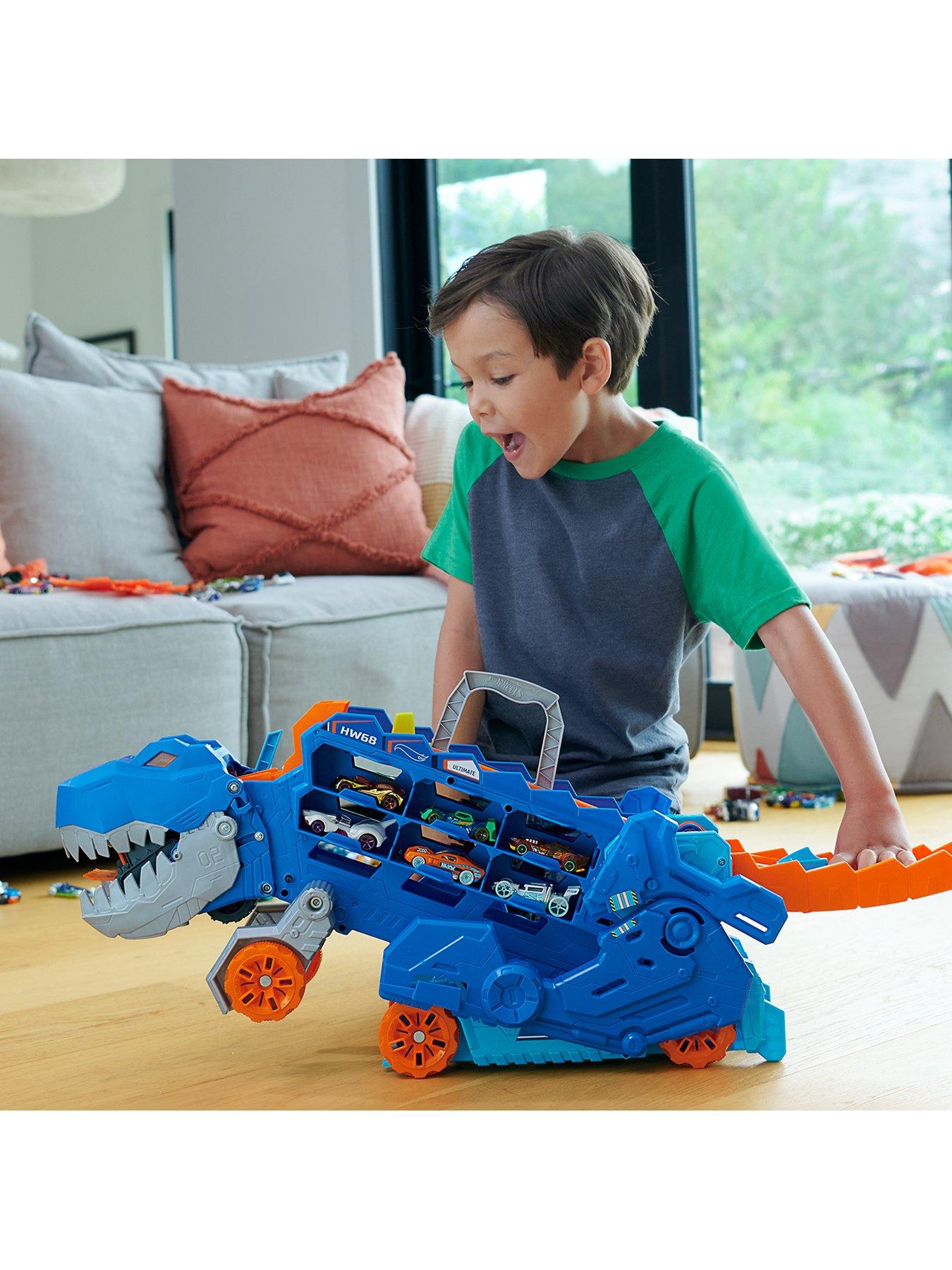 Hot Wheels Ultimate Hauler T-Rex Transporter Playset