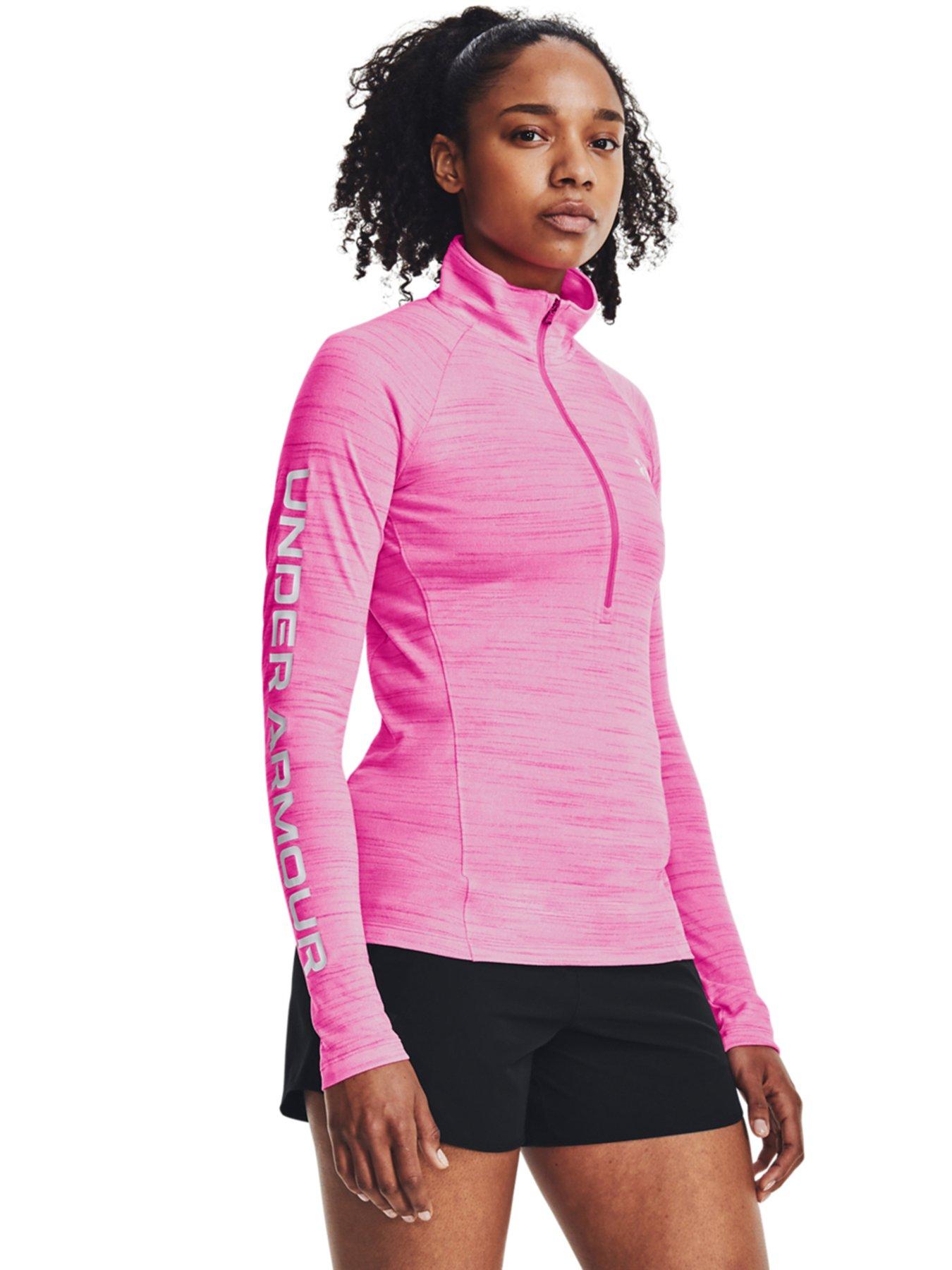 UNDER ARMOUR Training Tech V-Neck T-Shirt - Pink