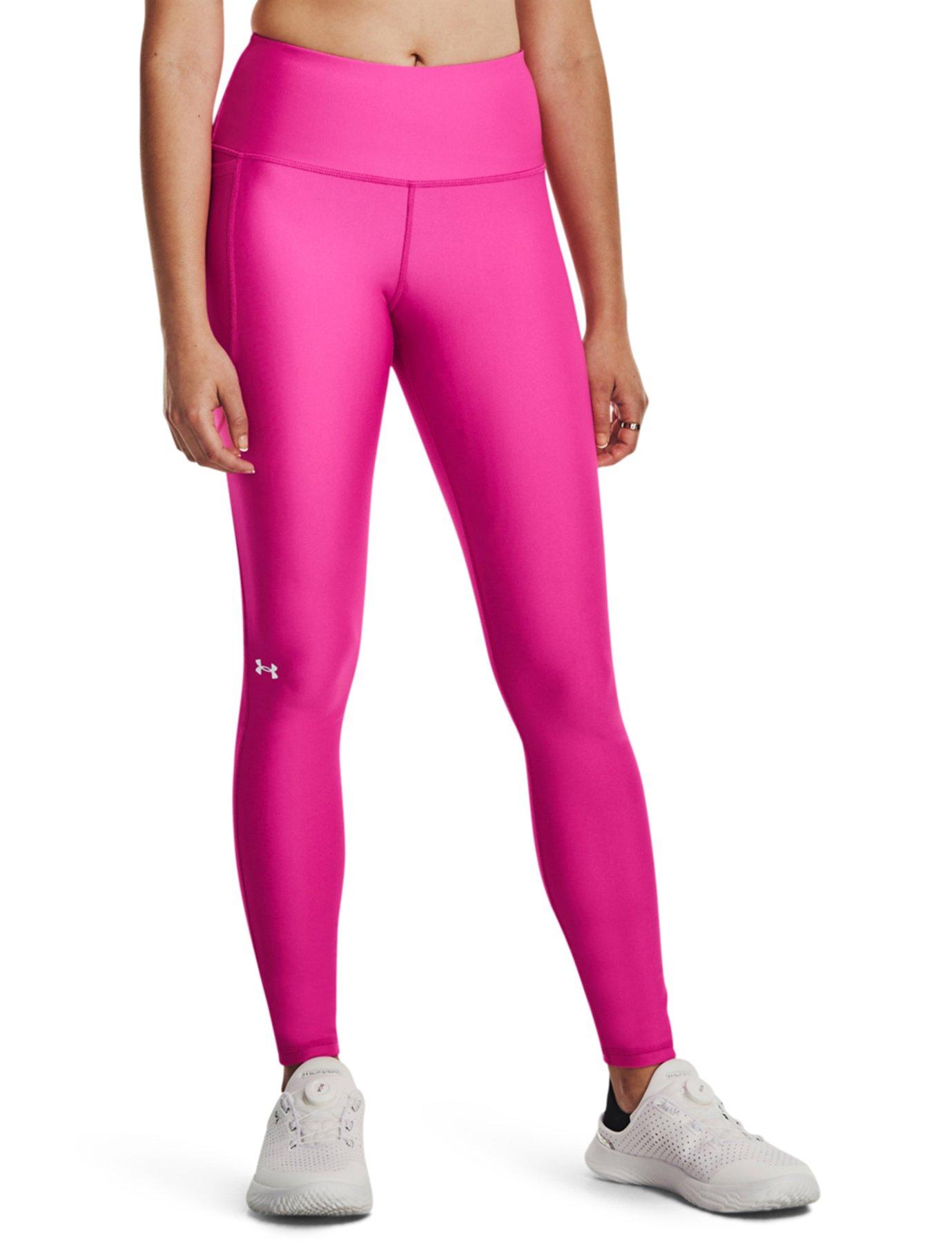 Under armour pink leggings sales