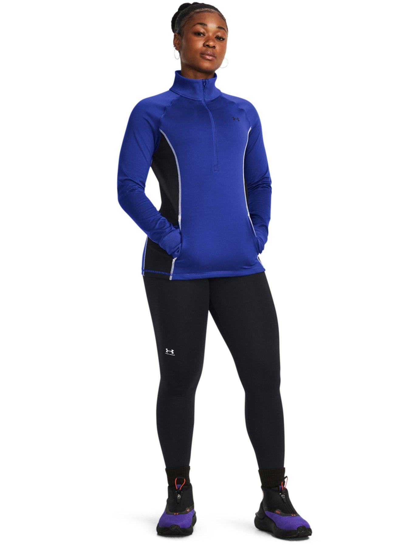 Women's Training ColdGear® Armour 1/2 Zip Top - Dark Blue