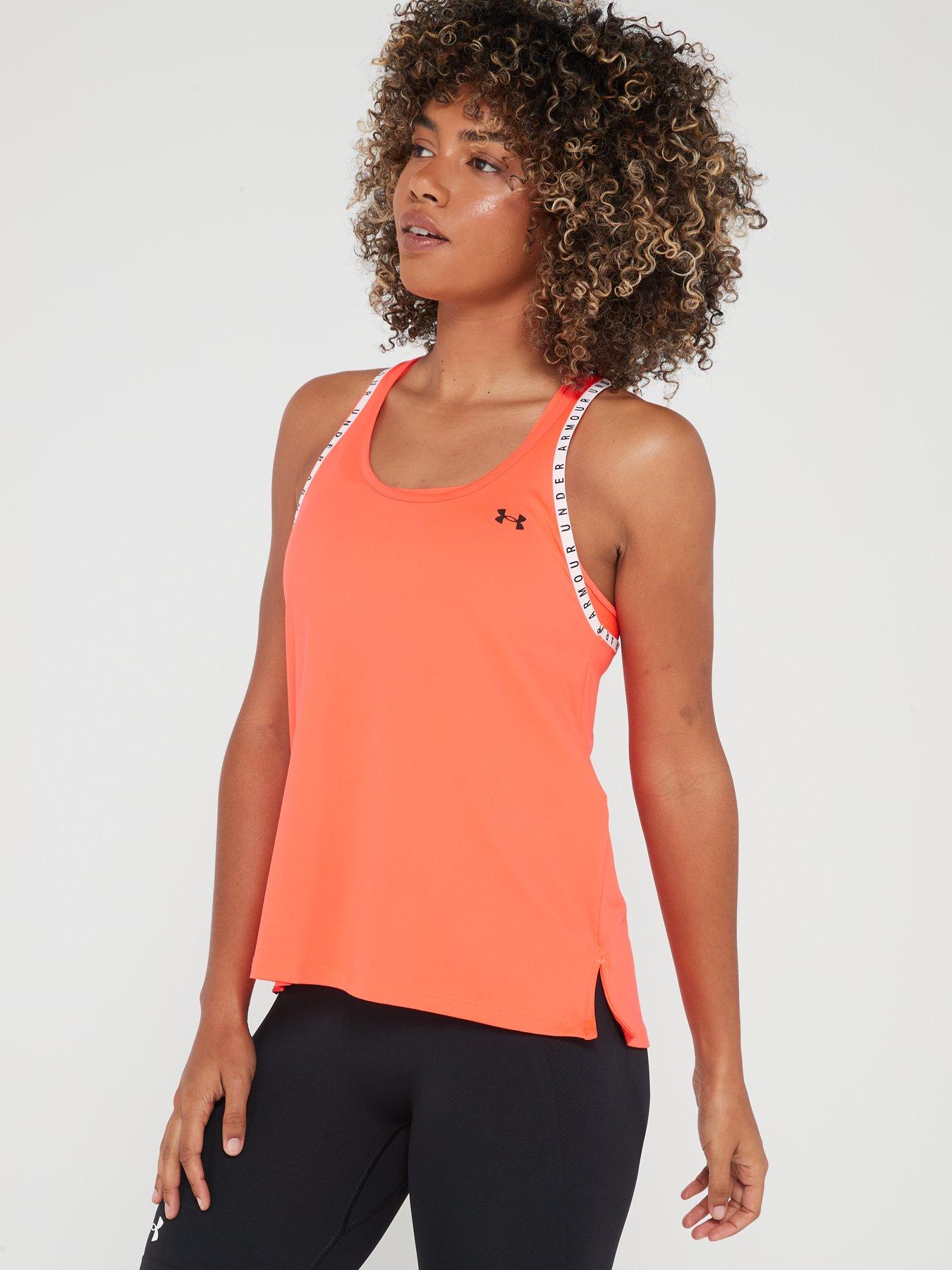 Under Armour Training knockout vest in pink