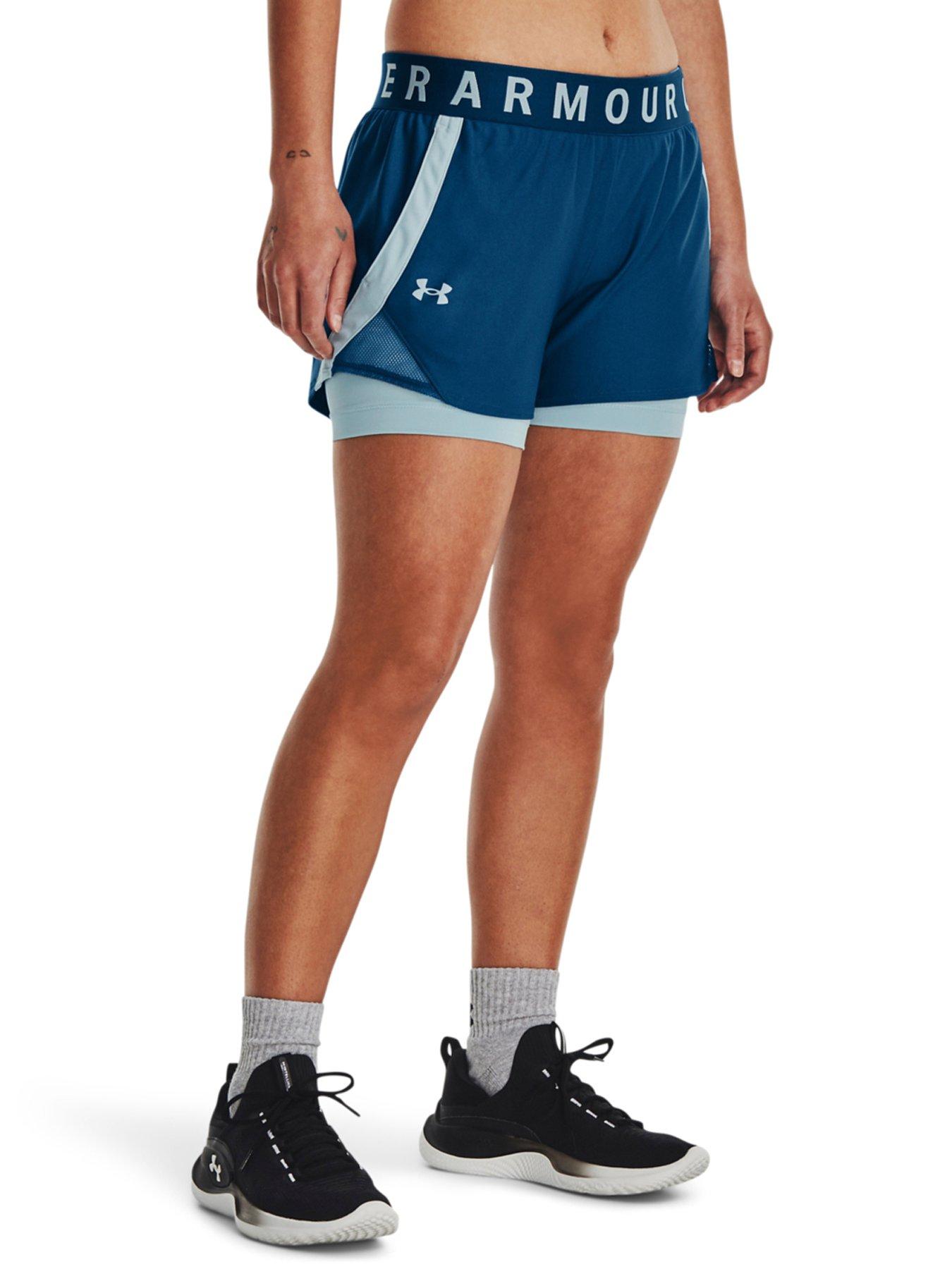 Under armour play clearance up 2 shorts ladies