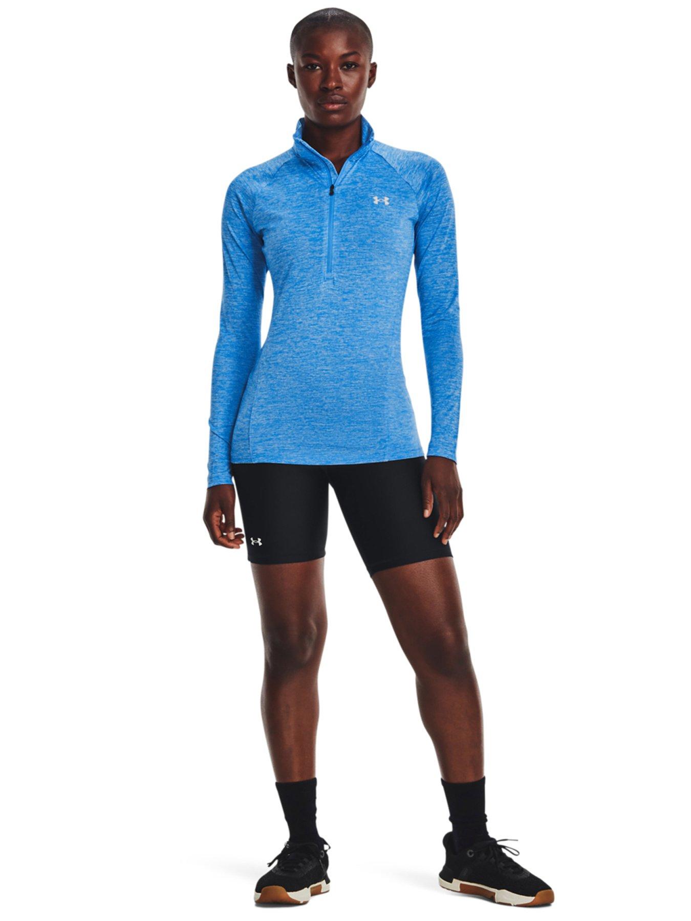 Women's Training Tech 1/2 Zip Long Sleeve Top - Blue