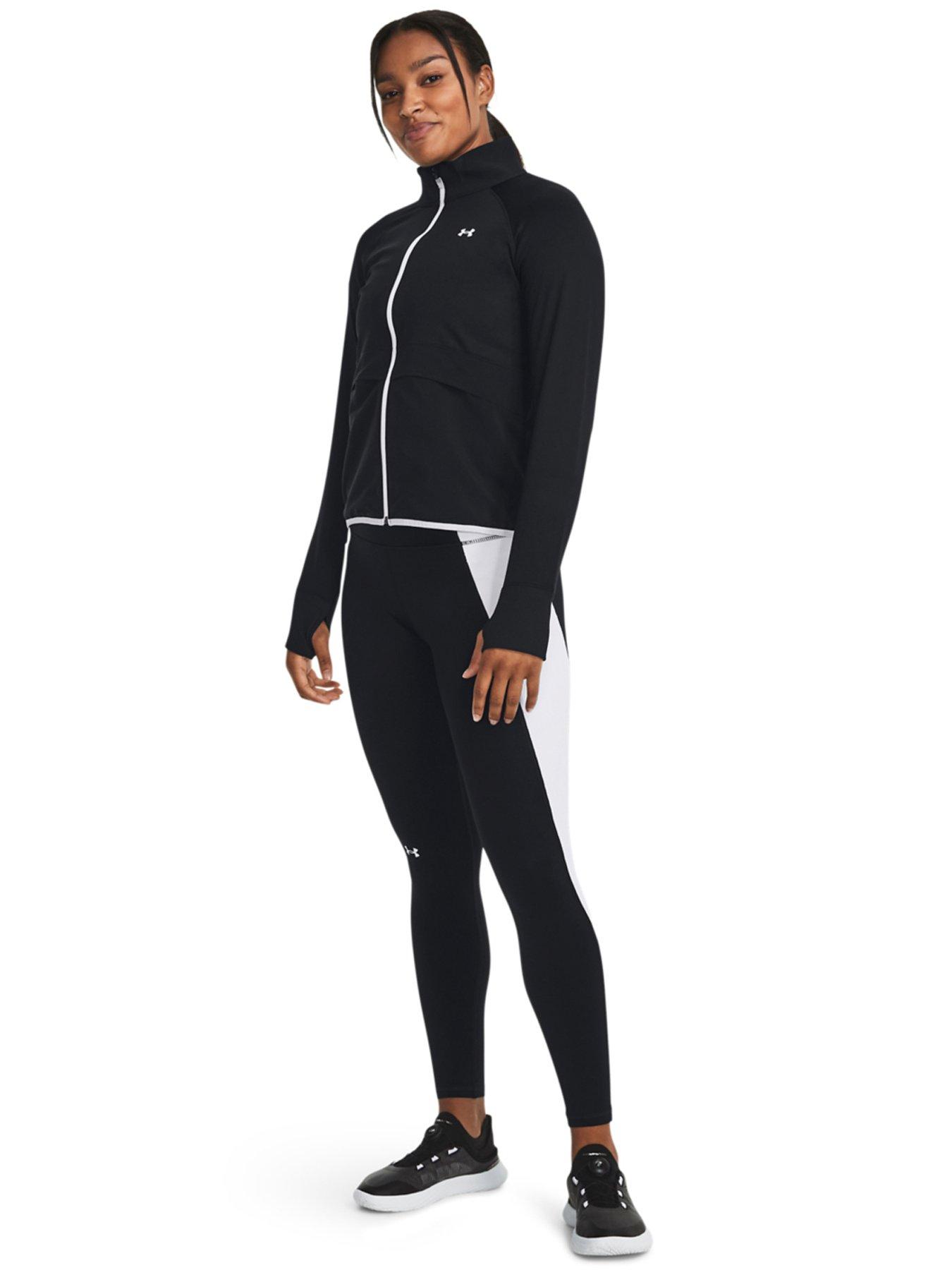 UNDER ARMOUR Womens Training ColdGear® Armour Jacket - Black/White