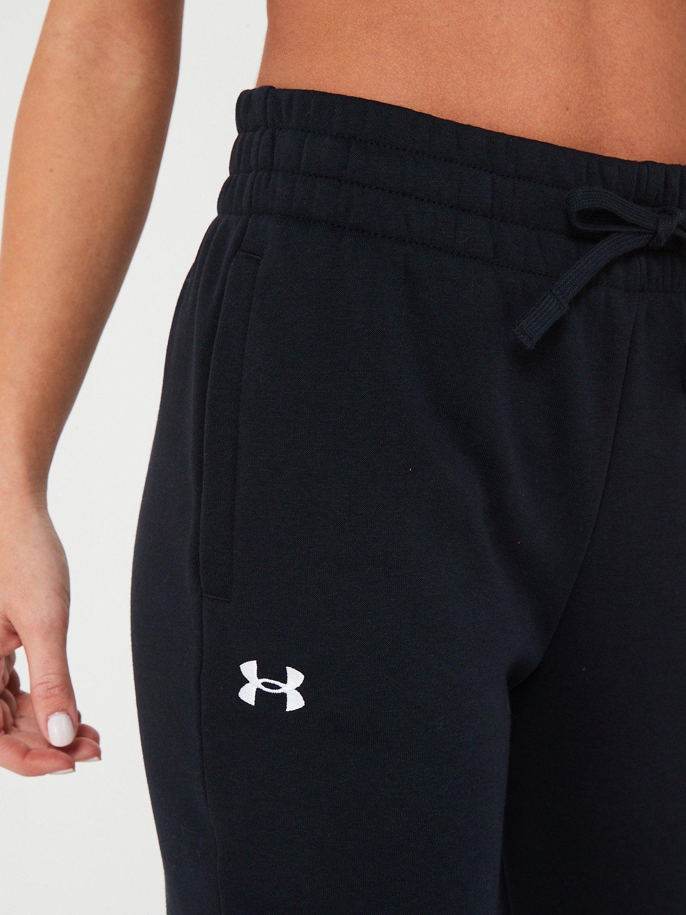 Image 4 of 4 of UNDER ARMOUR Women's Training Rival Fleece Joggers - Black