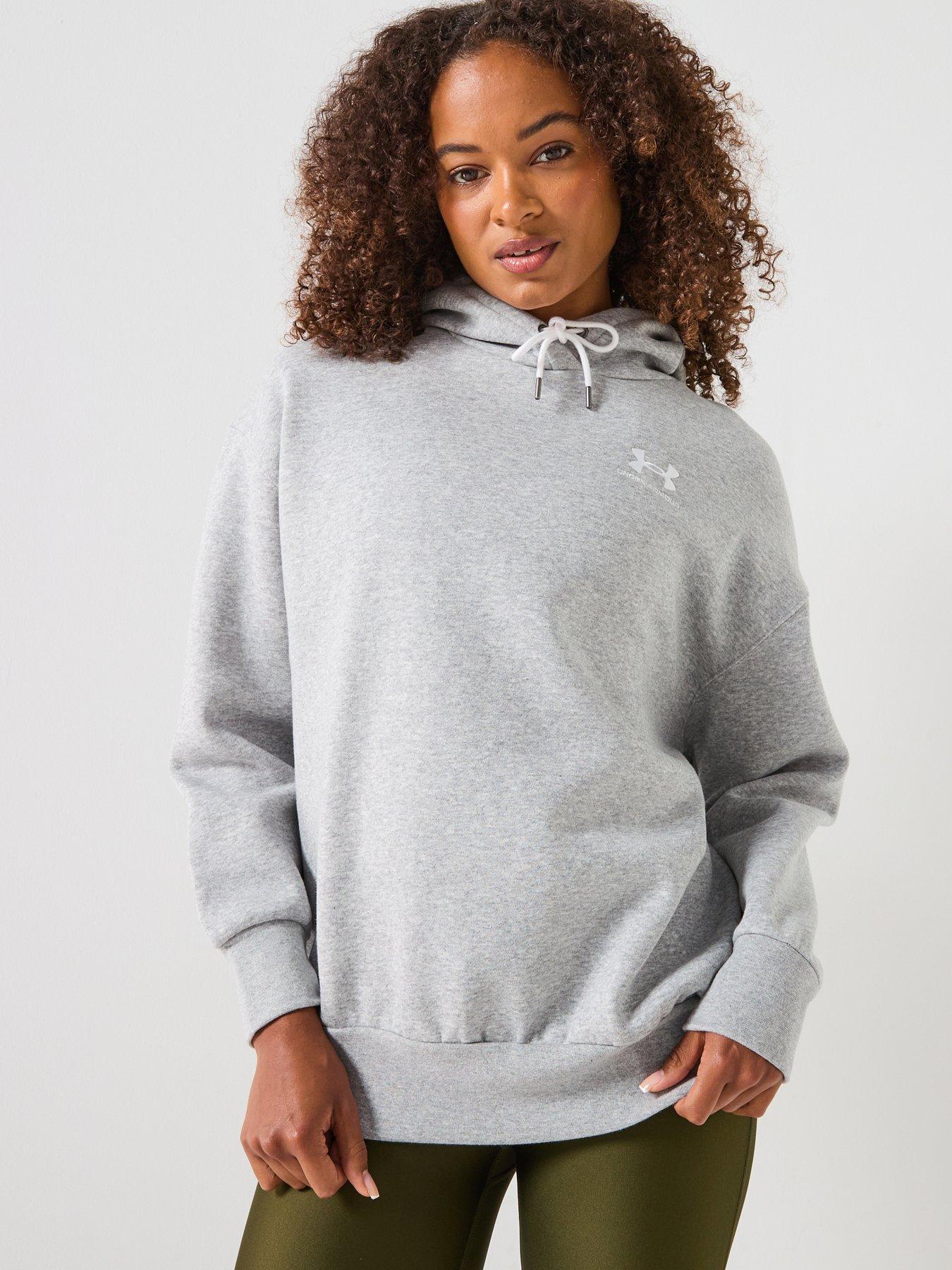 UNDER ARMOUR Training Essentials Fleece Hoodie - Light Grey