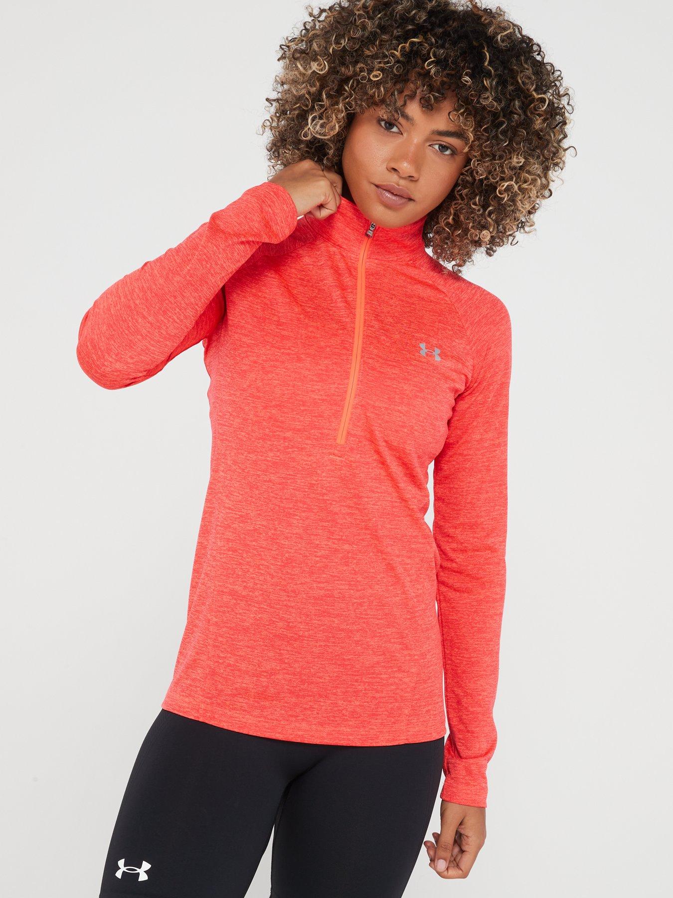 Under armour pink outlet long sleeve