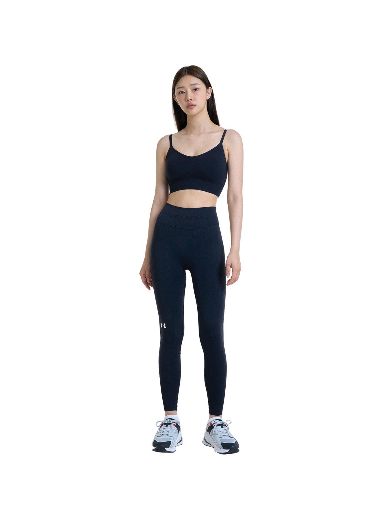 Image 3 of 4 of UNDER ARMOUR Womens Training Rival Terry Jogger - Black/White