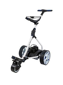 Ben Sayers 18-Hole Lithium Battery Electric Trolley - White/Blue
