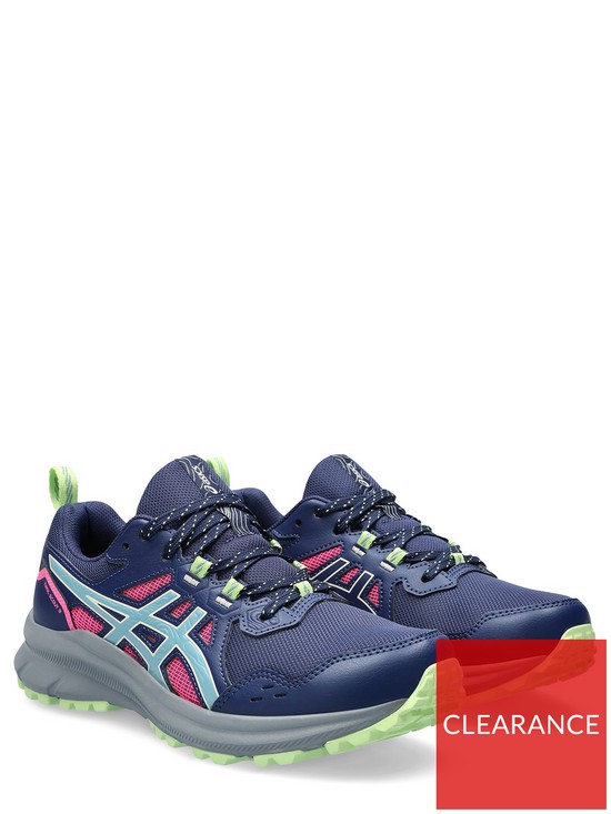 stillFront image of asics-trail-scout-3-running-trainers-greenblue