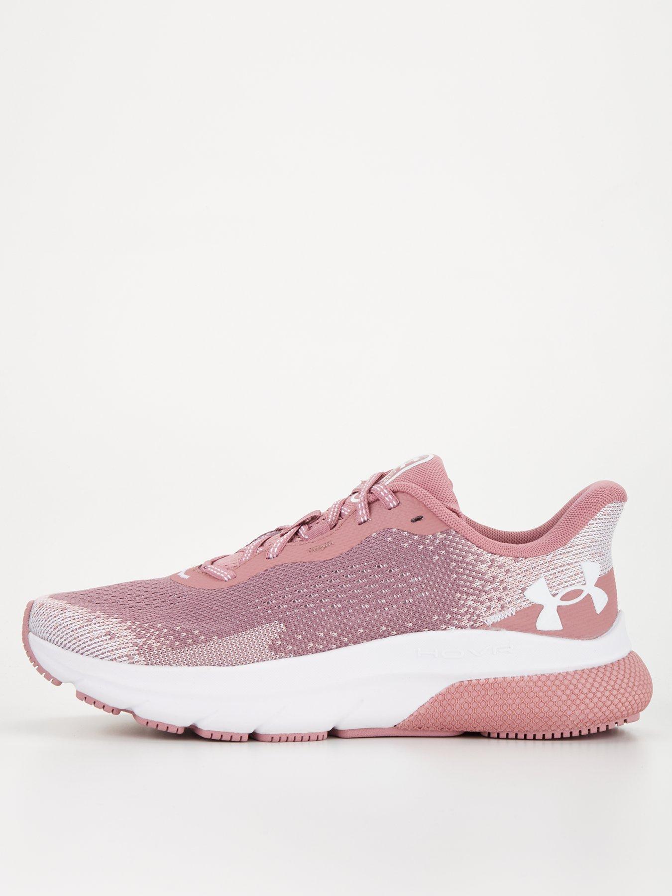 Under Armour Charged Escape 4 UA White Pink Women Running Sports