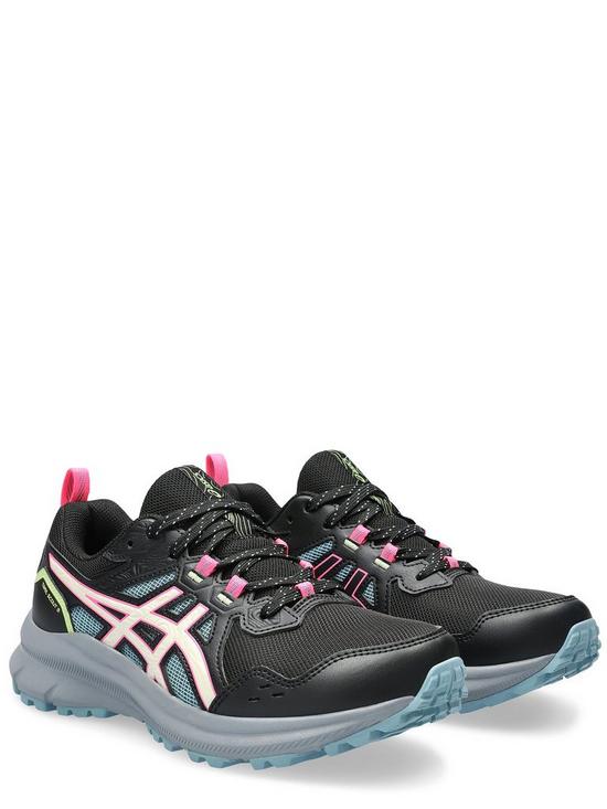 stillFront image of asics-trail-scout-3-running-trainers-blackmulti